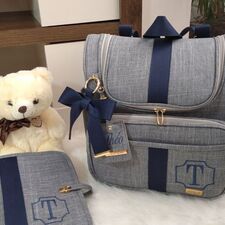 Kit Mochila Estilosa e Capa Cartão de Vacina