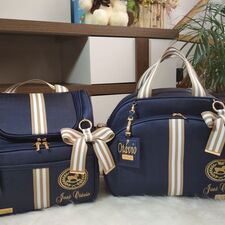 Kit Bolsa e Mochila com o Nome do Bebê em Cachoeirinha